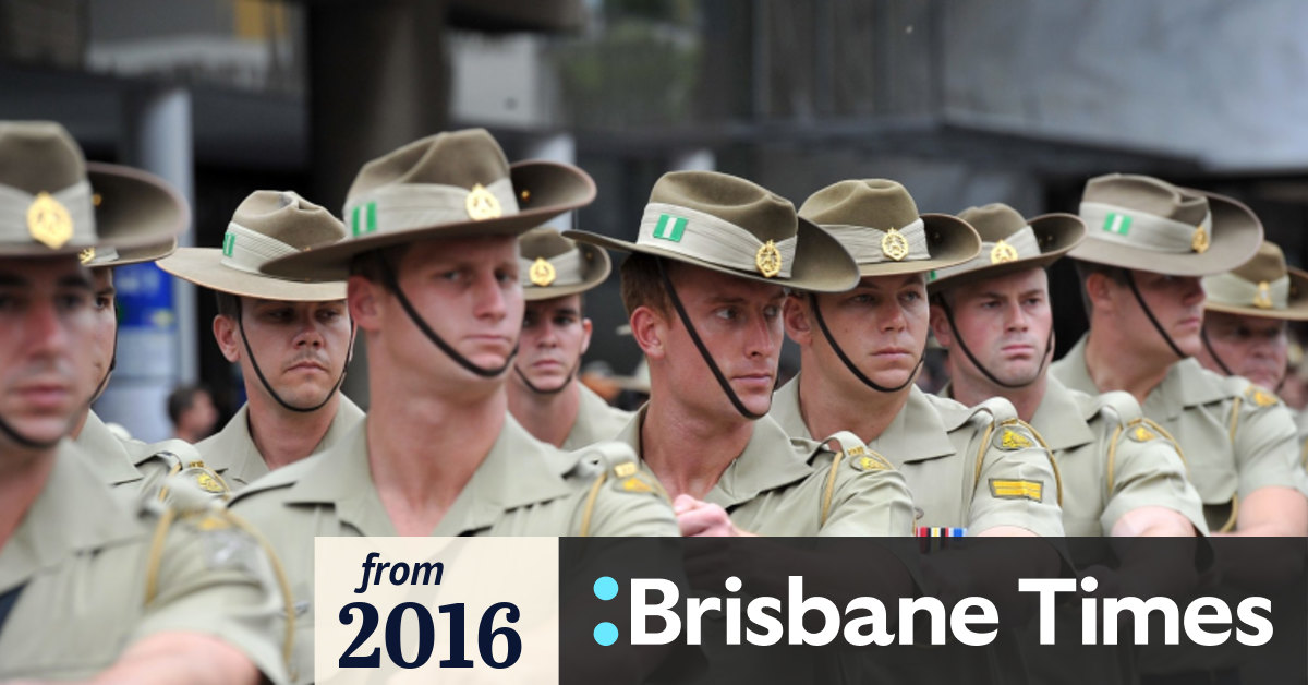 Brisbane Anzac Day 2016 Thousands watch CBD march